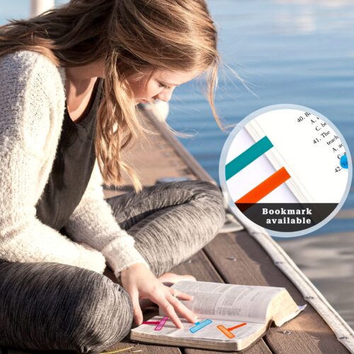 ⁦2 قطعة أدوات صعوبات التعلم: أشرطة القراءة الموجهة: ملونة، أشرطة تغطية، وحلقات أصابع لتحسين تجربة القراءة - مادة البولي كربونات⁩ - الصورة ⁦9⁩