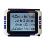 2X-32X العدسة الرقمية منخفضة الرؤية 3.5 "لون LCD جيب Led عدسة تكبير يدوية مضاءة القراءة المكبر للقراءة - AliExpress - الصورة 5