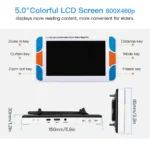 ⁦Eyoyo 5.0 بوصة LCD 3-48X المكبر الرقمي المحمول لوبا الإلكترونية قراءة الفيديو المعونة المحمولة مع HDMI 1080 i60 وإخراج AV - AliExpress⁩ - الصورة ⁦2⁩