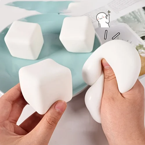 ⁦Squishy Tofu Stress Balls Autism Sensory Toys Stress & Anxiety Relief Fidget Toys Dough Water Ball Gifts Bulk for Adults Kids - AliExpress 26⁩ - الصورة ⁦1⁩