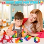 Sensory Fidget Toys Autism Fidget Ball Autistic ADHD Cool Desk Toy Calm Down Travel Airplane Toys Stuffers Gift for Kids Girls - AliExpress - الصورة 6