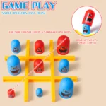 لعبة AIUAZA الممتعة والتعليمية من مادة PVC Tic-Tac-Toe: معزز المهارات المعرفية الداعم، هدية مثالية لعبة لوحة عائلية للأطفال من عمر 3 إلى 8 سنوات - AliExpress 18 - الصورة 2