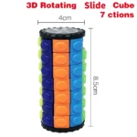 ⁦Creative 3D Rotating Slid Cube Puzzle Color Tower Decompression Novel Cube Child Puzzle Toy Parent-child Montessori Prop Gift - AliExpress 26⁩ - الصورة ⁦6⁩