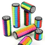 ⁦Creative 3D Rotating Slid Cube Puzzle Color Tower Decompression Novel Cube Child Puzzle Toy Parent-child Montessori Prop Gift - AliExpress 26⁩ - الصورة ⁦5⁩