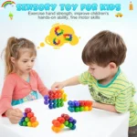 Sensory Fidget Toys Autism Fidget Ball Autistic ADHD Cool Desk Toy Calm Down Travel Airplane Toys Stuffers Gift for Kids Girls - AliExpress - الصورة 3